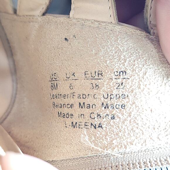 Franco Sarto Women's Meena Heeled Sandals biege size 8 - Picture 9 of 10